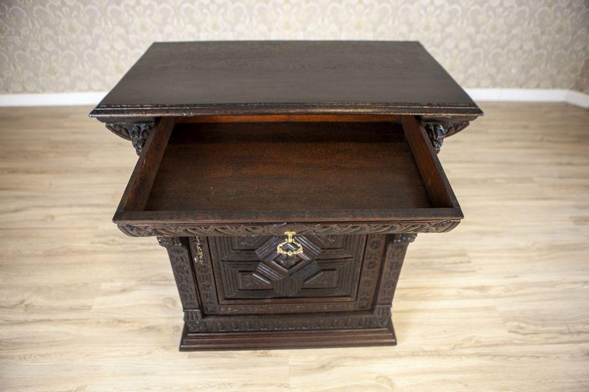 Eclectic Breton-Style Oak Sideboard From the Late 19th Century 2
