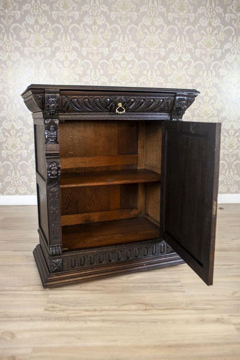 Eclectic Breton-Style Oak Sideboard From the Late 19th Century 3