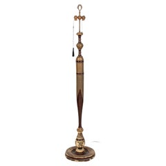 Antique Eclectic Gilded Age Floor Lamp, ca. 1910