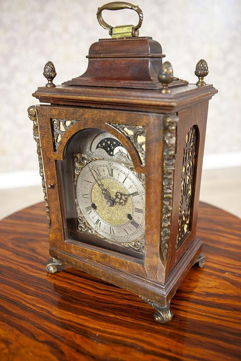 European Eclectic Junghans Mantel Clock From the Early 20th Century