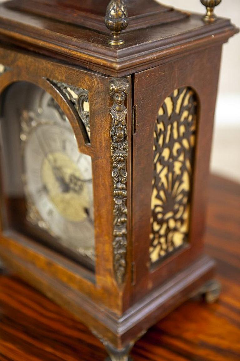 Eclectic Junghans Mantel Clock From the Early 20th Century 1