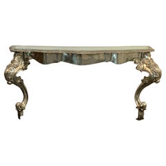 Eclectic Metal Console Table Designed by Piero Figura for Atena, 80s
