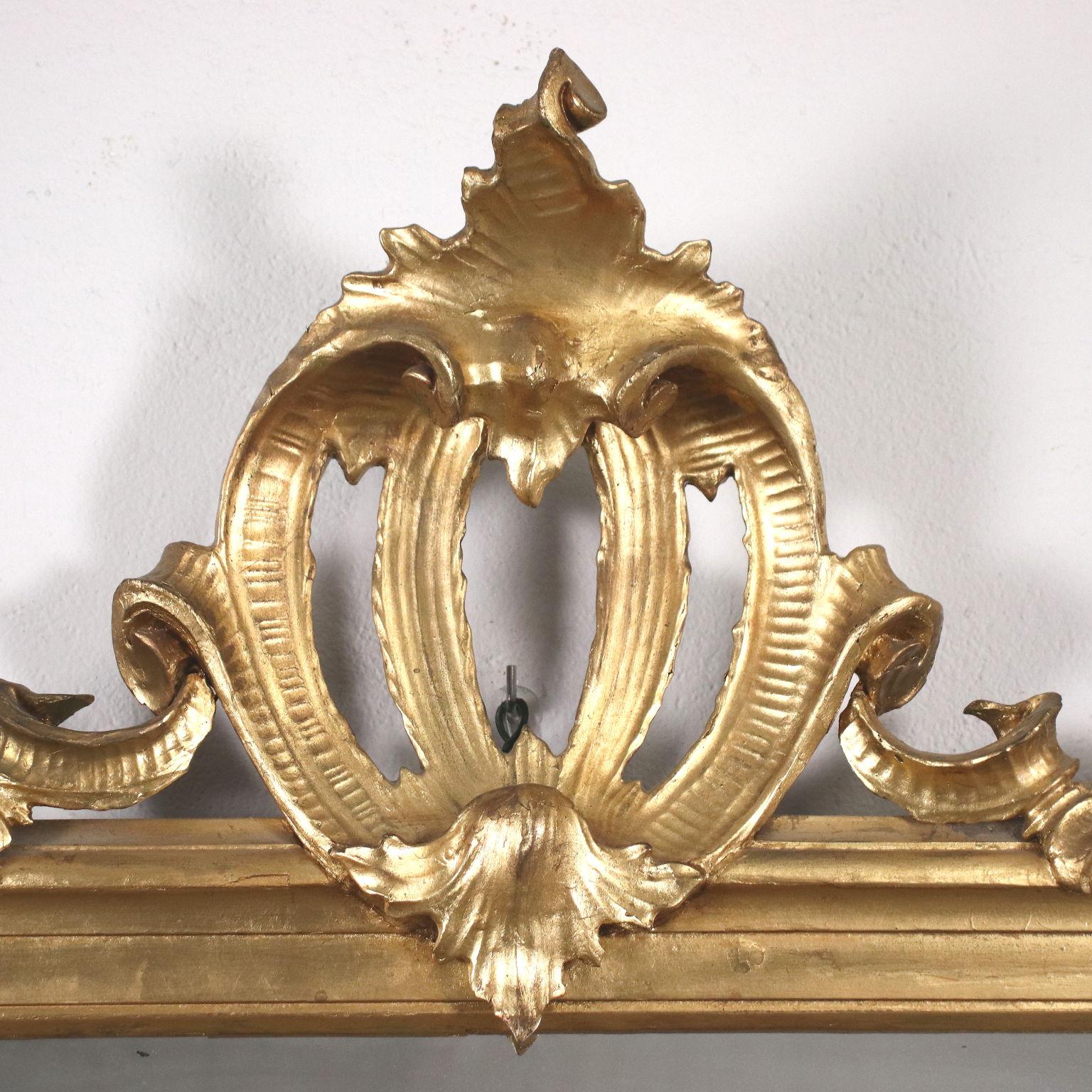 Other Eclectic Mirror Wood Italy 19th Century For Sale