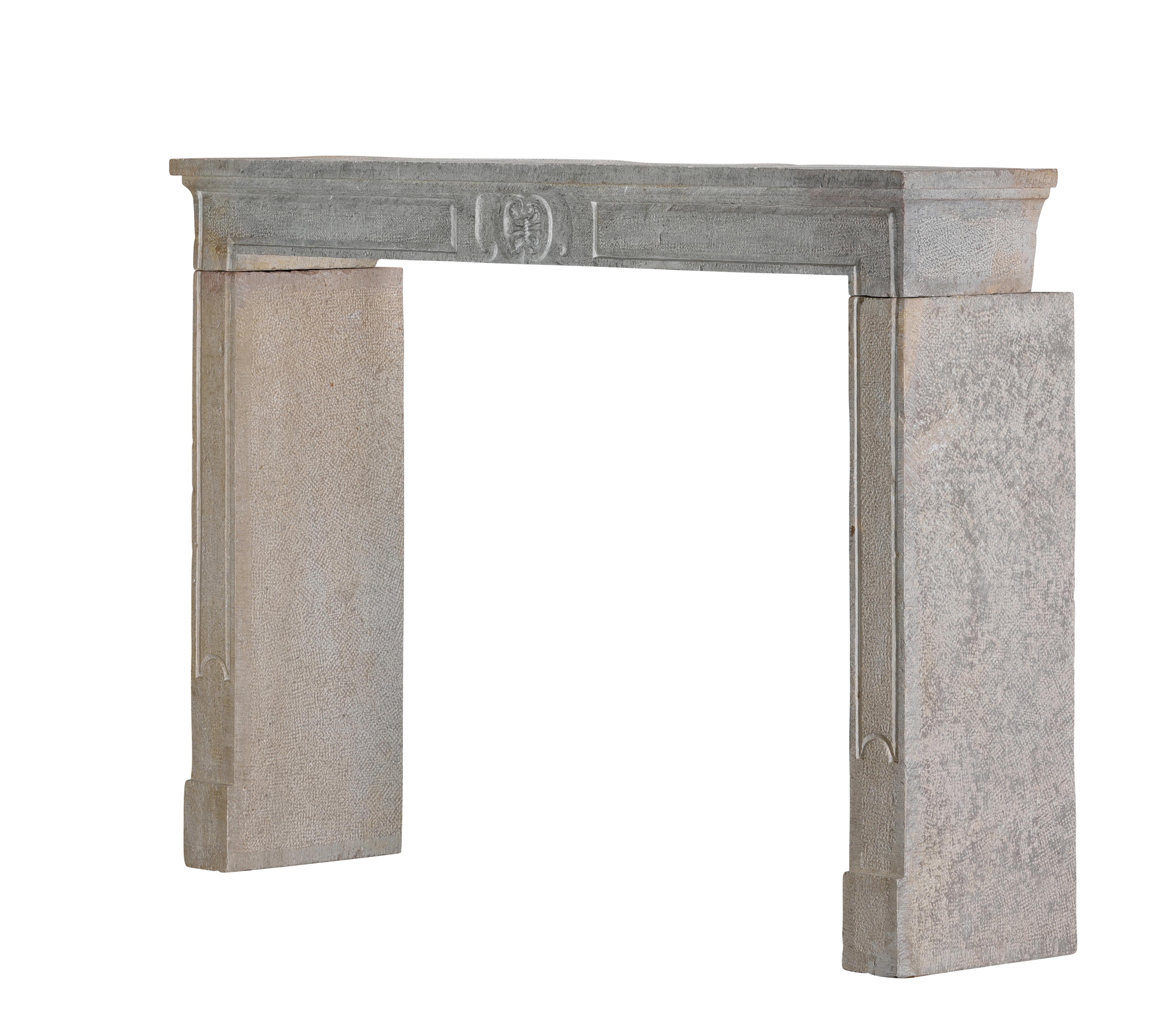 Interior ecléctico de mezcla moderna-histórica - Chimenea francesa de piedra del siglo XVIII en venta 7