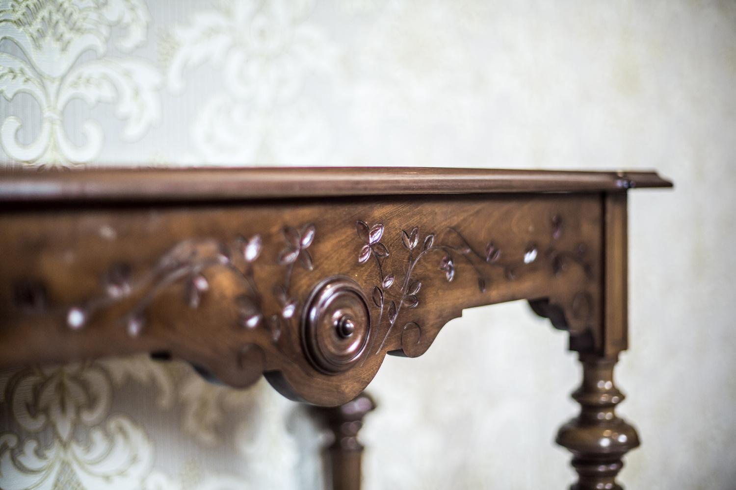 Wood Eclectic Narrow Wall Table, Circa the 19th Century