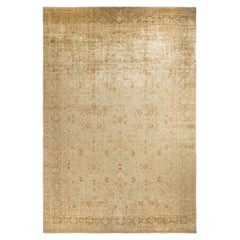 Eclectic, One-of-a-Kind Hand-Knotted Area Rug, Ivory