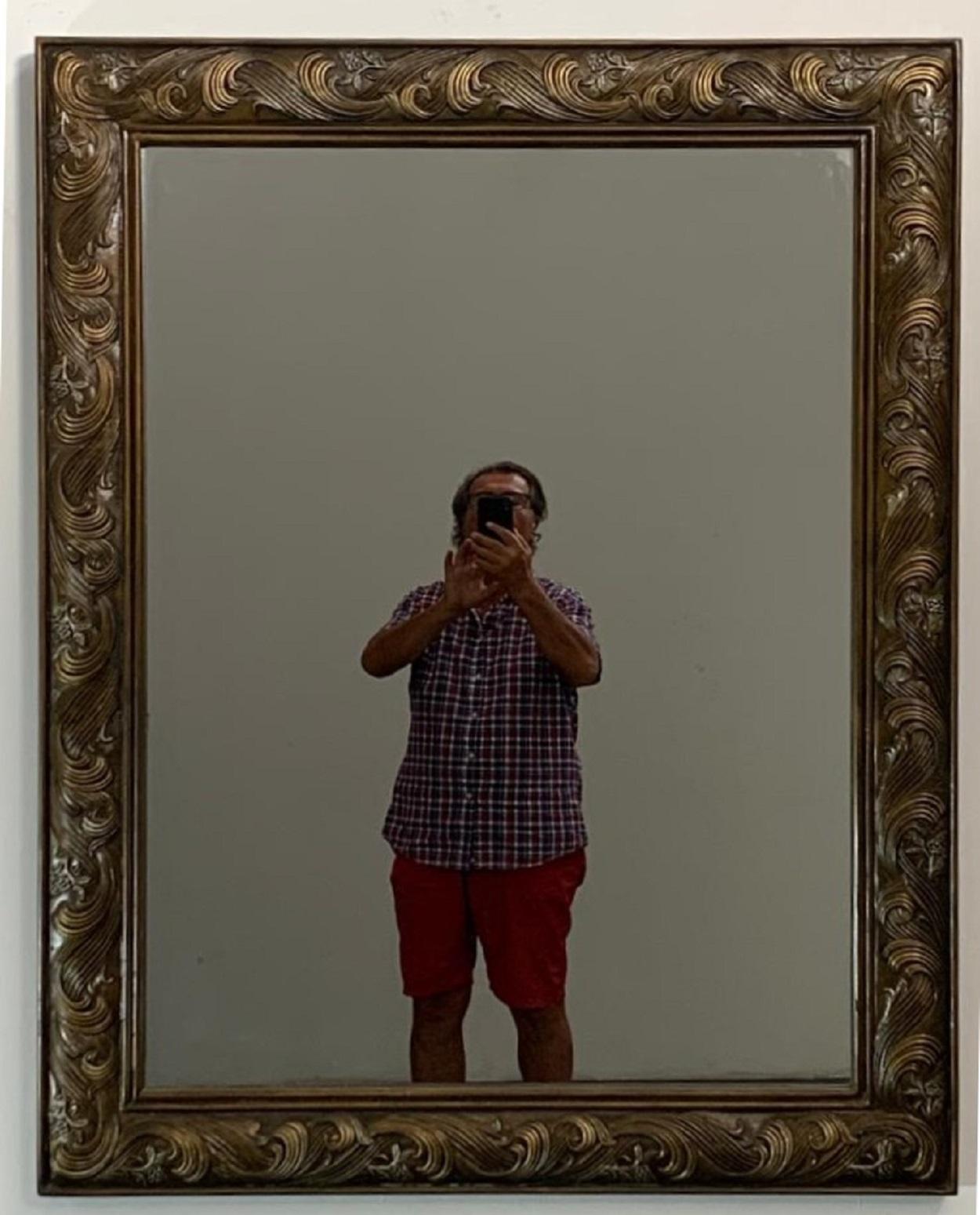 Eclectic Polychrome Mirror from Lam Lee Group, 1990s For Sale 5