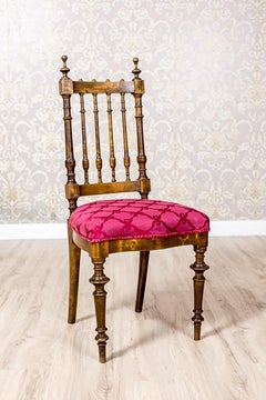 Eclectic Walnut Chair, Circa 1930