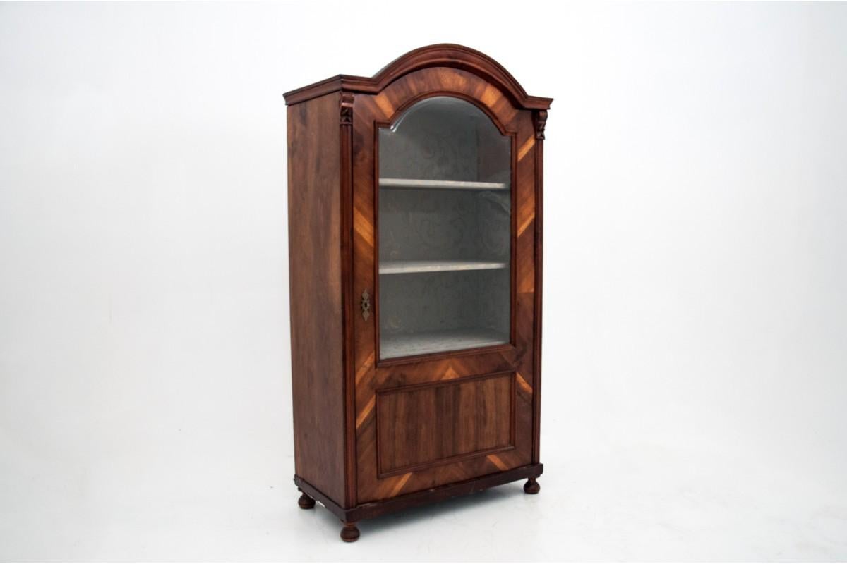 Belgian Eclectic Walnut Library, Belgium, Early 20th Century For Sale
