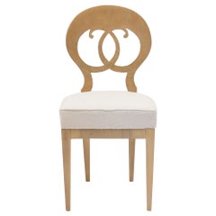 Eclectica. Biedermeier Chair Collection. Johann-Friedrich, White finish
