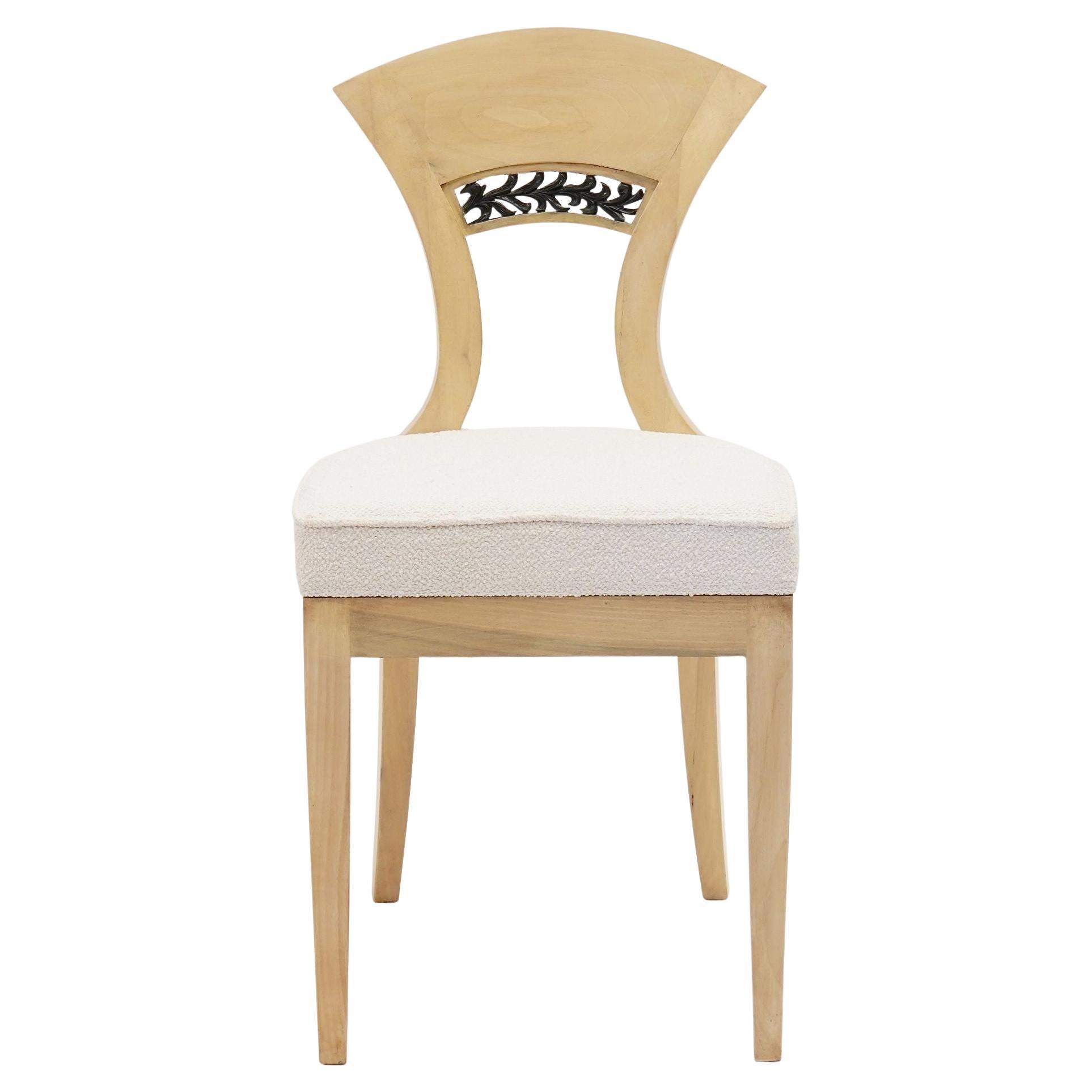 Eclectica. Biedermeier Chair Collection. Model Georg-Ludwig, White finish