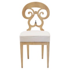 Eclectica. Biedermeier Chair Collection. Model Maria-Theresia, White finish