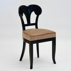 Eclectica. Biedermeier Chair Collection. Wilhelmine-Henriette. Ebonized finish