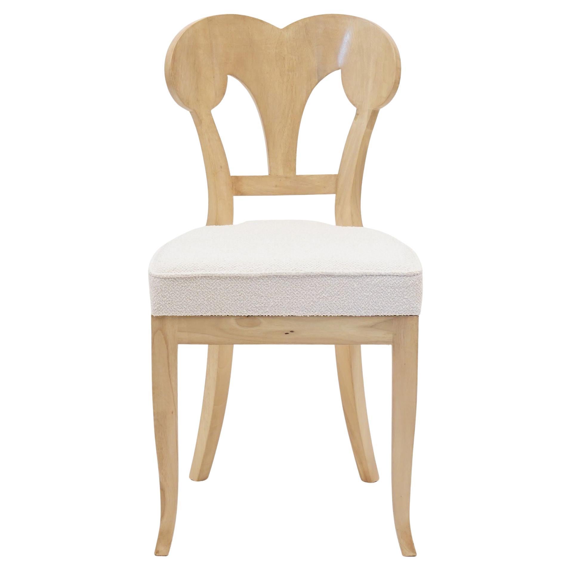 Eclettica. Collezione di sedie Biedermeier_Modello Wilhelmine-Henriette, finitura Whiting