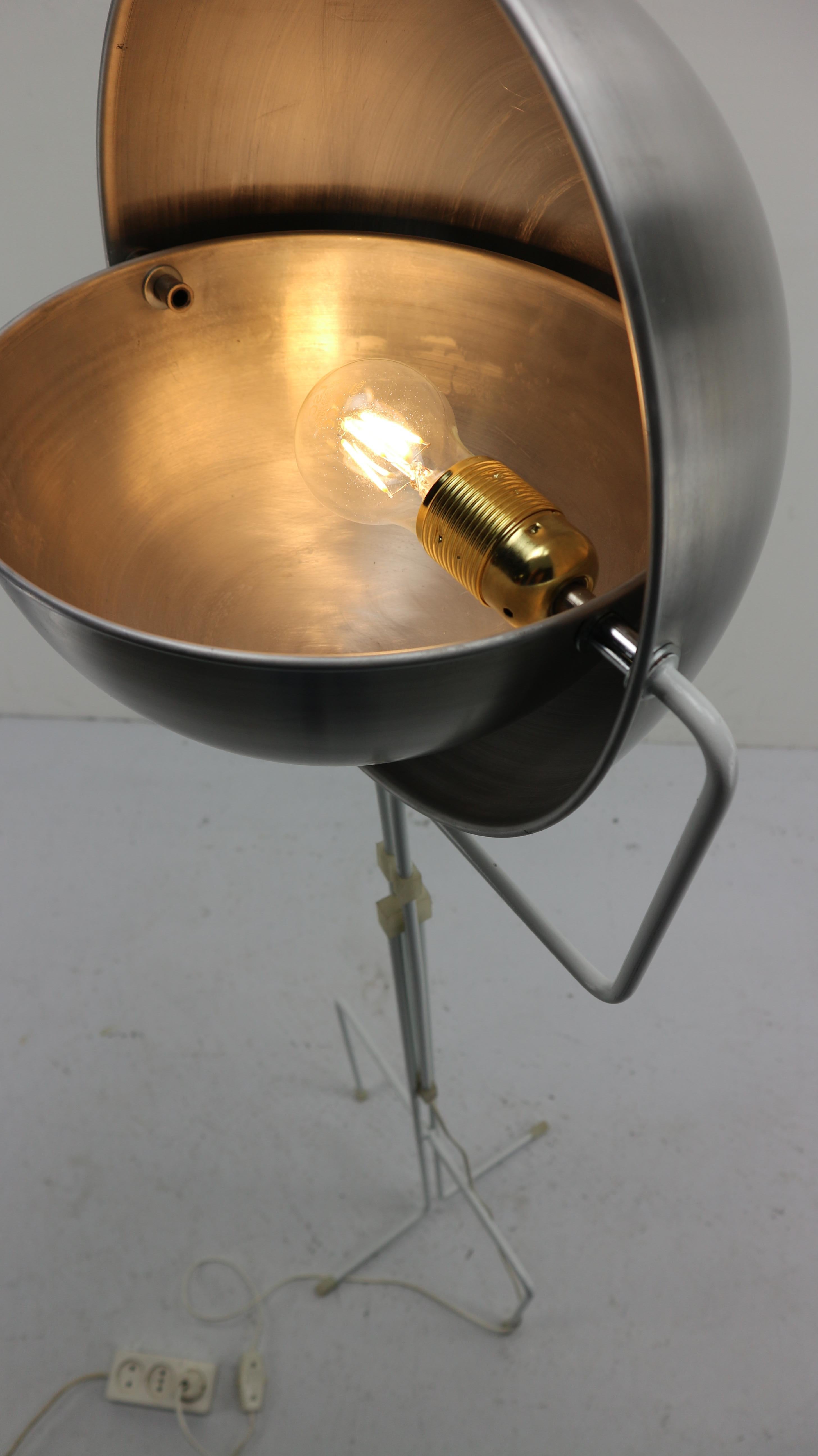Metal Eclips Floor-Lamp by Evert Jelle Jelles for 'RAAK', 1960s