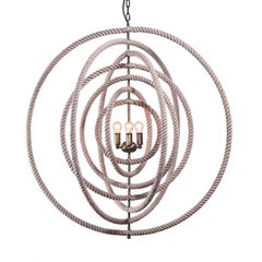 Eclips Round Rope Chandelier