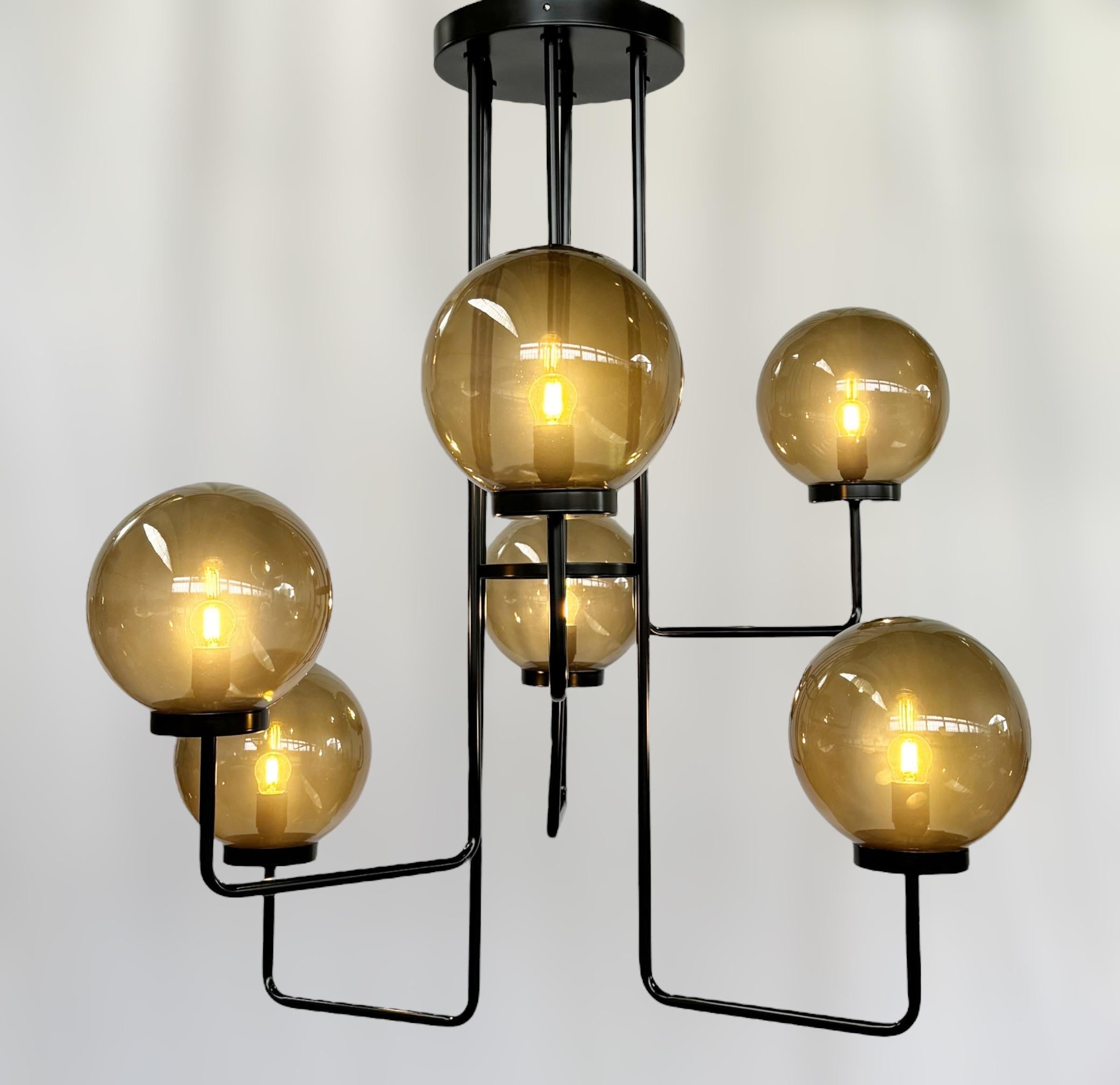 Metallo Lampadario The Eclipse di Fabio LTD in vendita