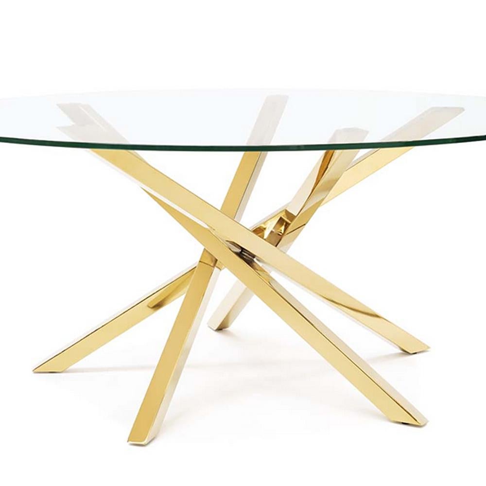 Gilt Eclipse Coffee Table in Gold Finish For Sale