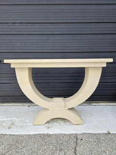 Eclipse Console Table by Paolo Moschino in Plaster White