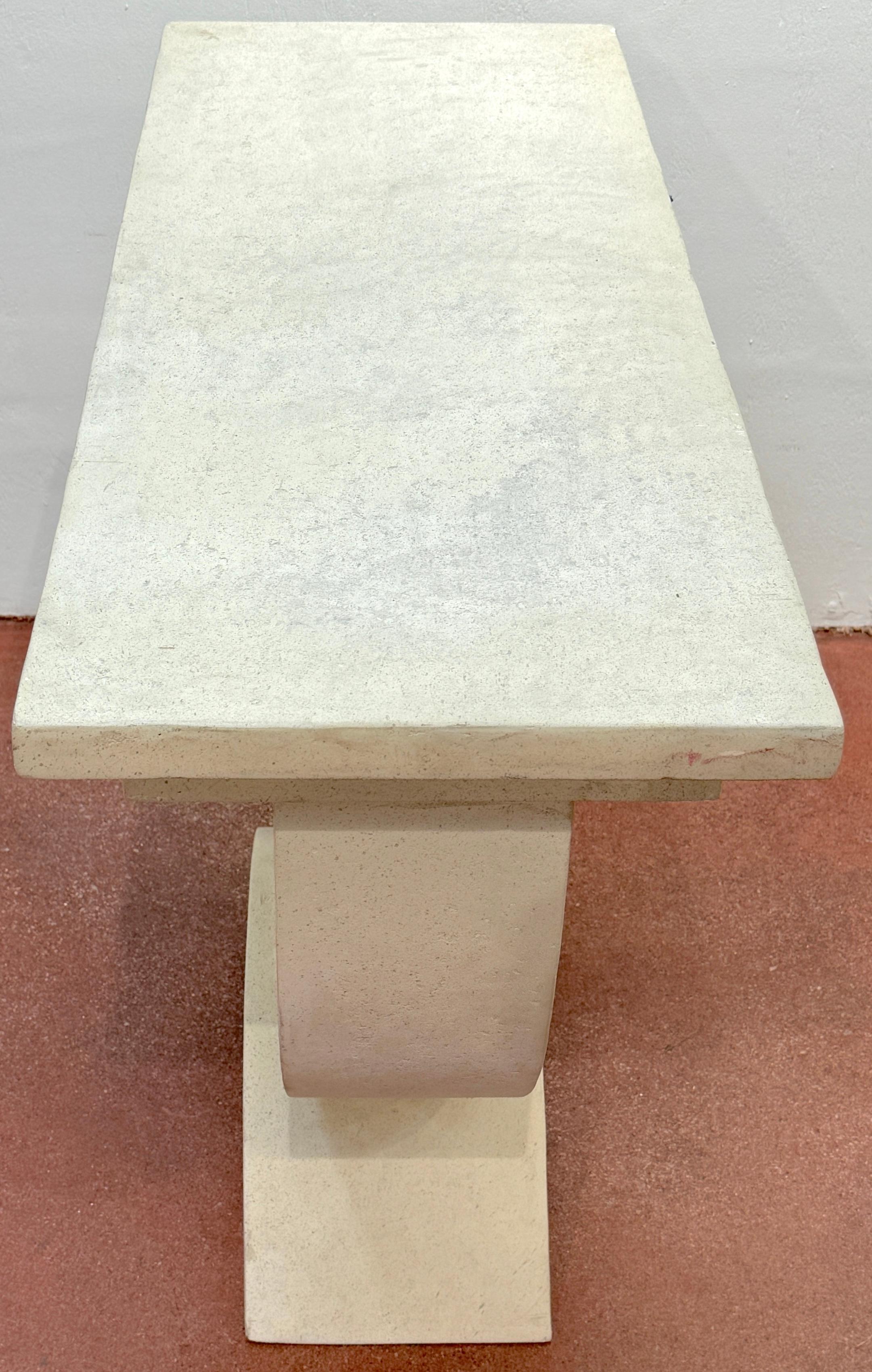 Moderne Console Eclipse en plâtre de Paolo Moschino en vente