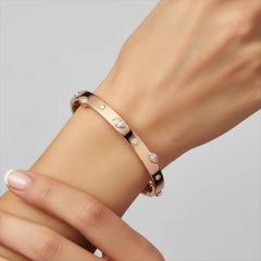 The Eclipse Diamond Pulsera de oro amarillo de 14 quilates (o 18 quilates bajo pedido)