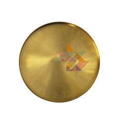 Vassoio in ottone di grandi dimensioni "The Eclipse" di Matthieu M, Spagna, 2024