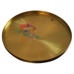 Vassoio in ottone di grandi dimensioni "The Eclipse" di Matthieu M, Spagna, 2024