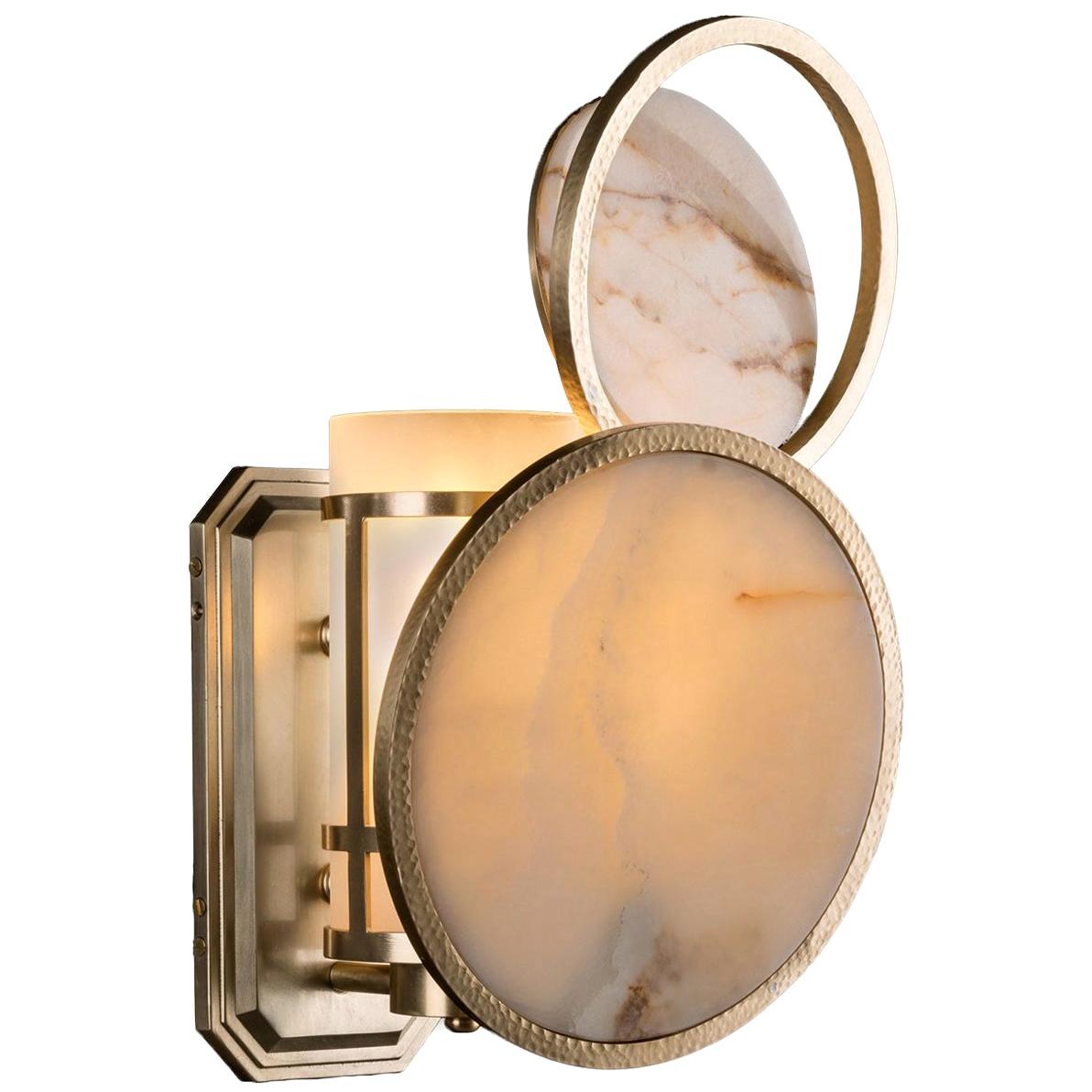 Eclipse Left Wall Sconce by Badari For Sale