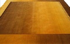 The Eclipse Lo, Alfombra y Tapiz Nepal Highland Lana y Algodón Amarillo