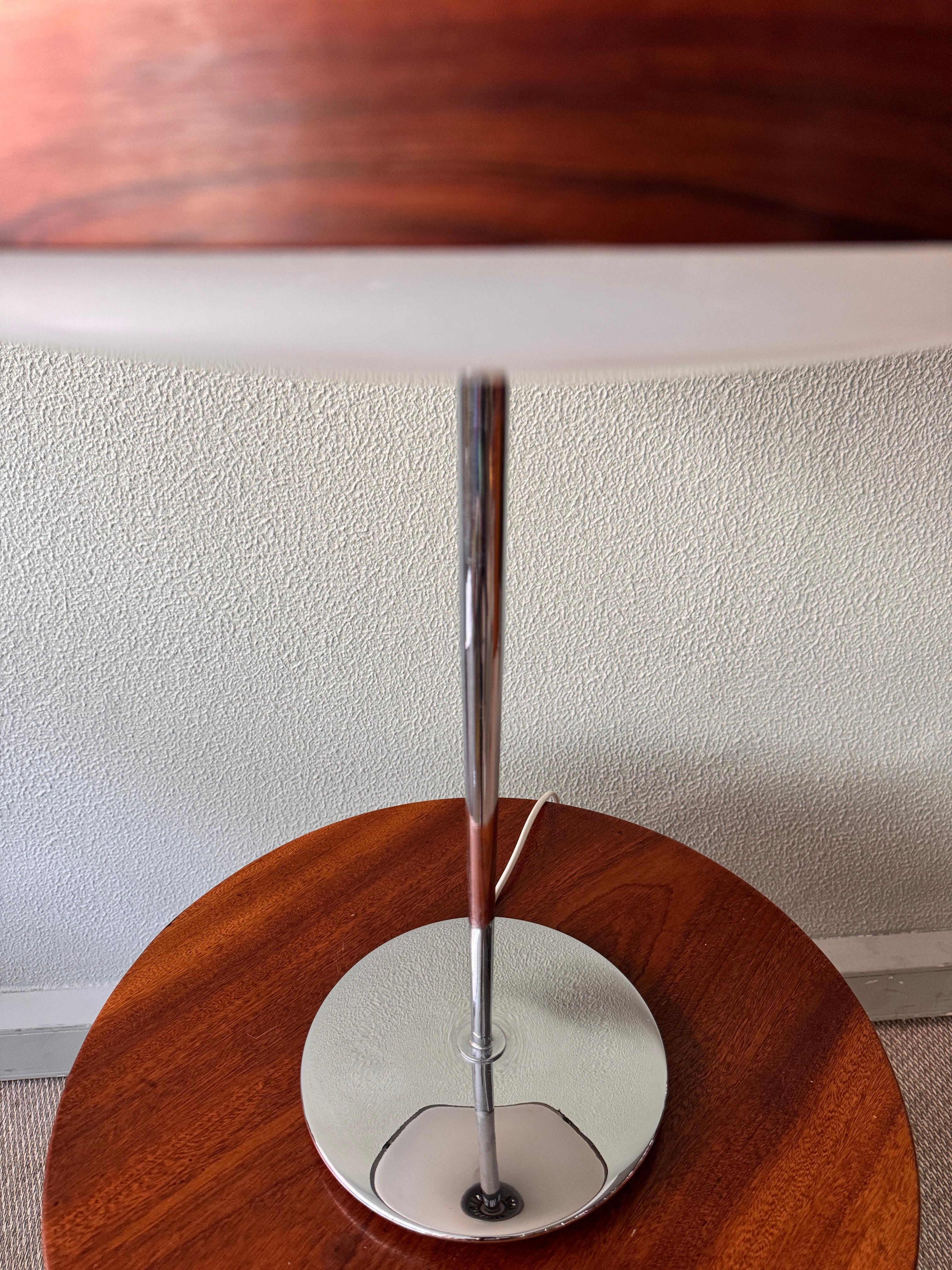 Mid-Century Wood, Chrome, and Acrylic 