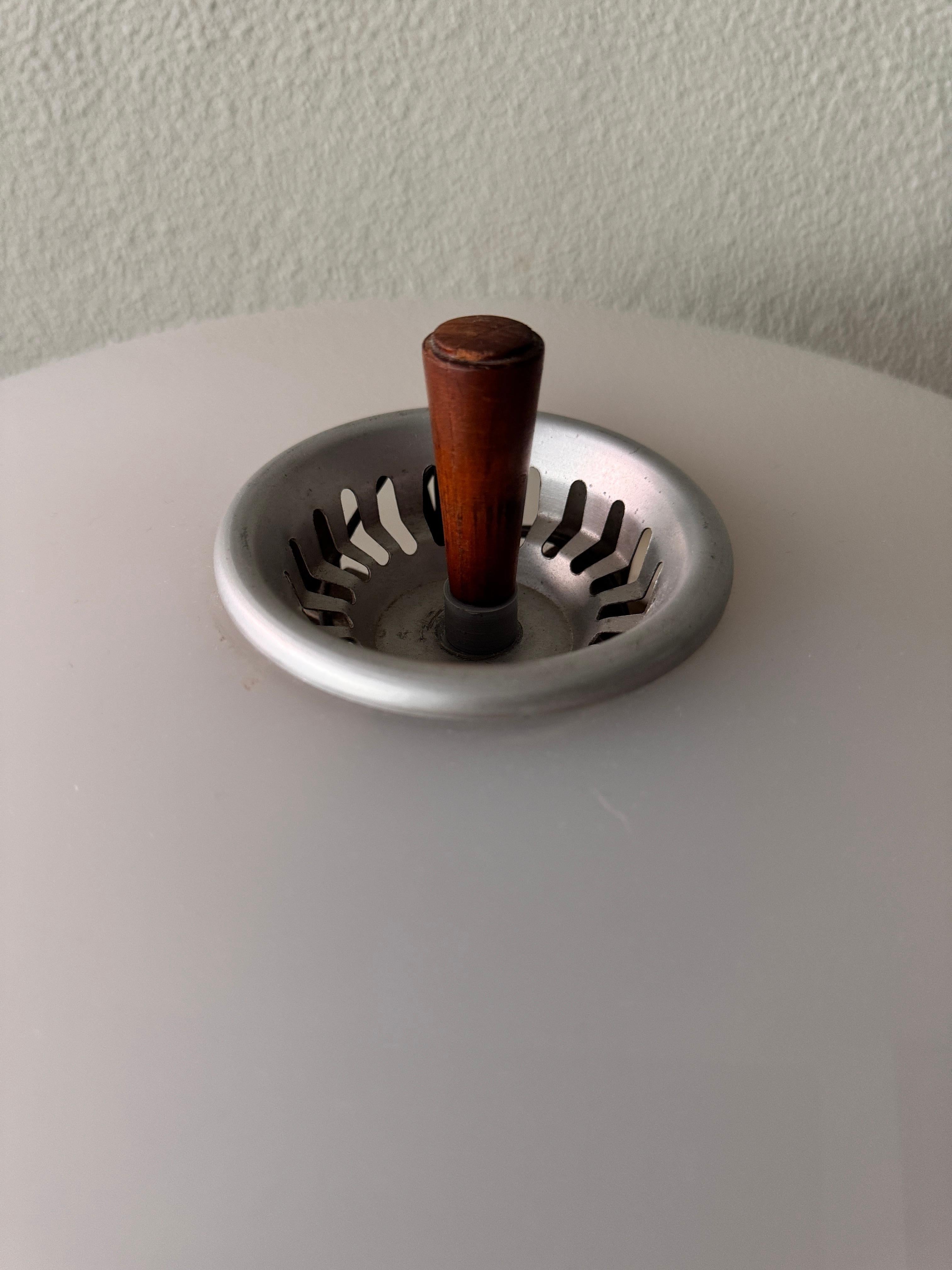 Mid-Century Wood, Chrome, and Acrylic 