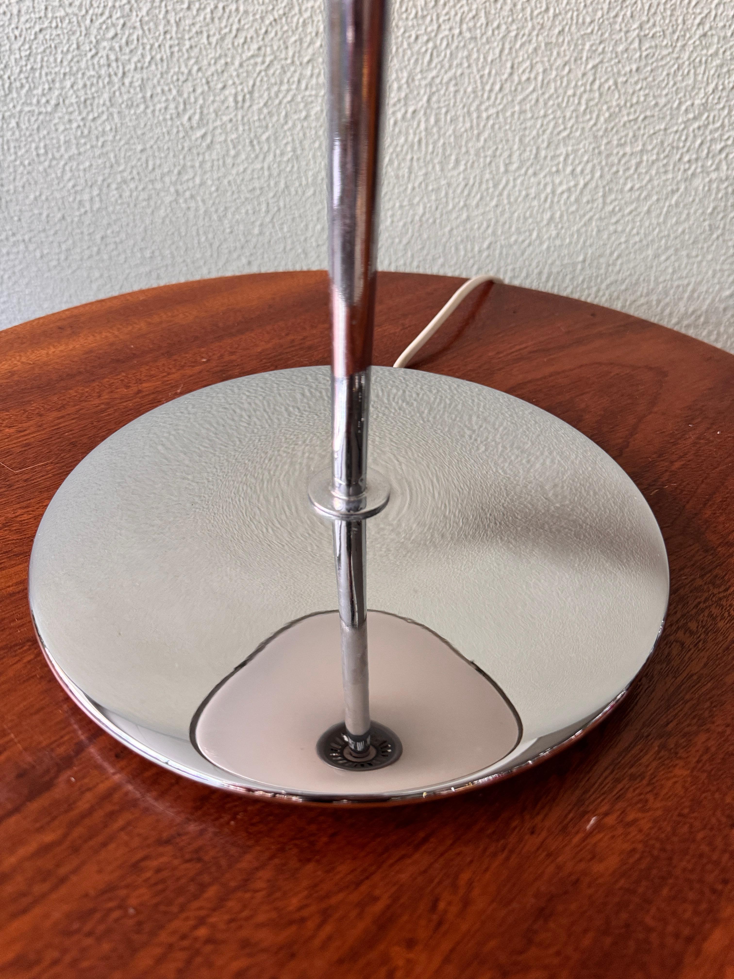 Mid-Century Wood, Chrome, and Acrylic 