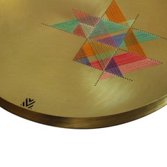 Vassoio medio in ottone "The Eclipse" di Matthieu M, Spagna, 2024