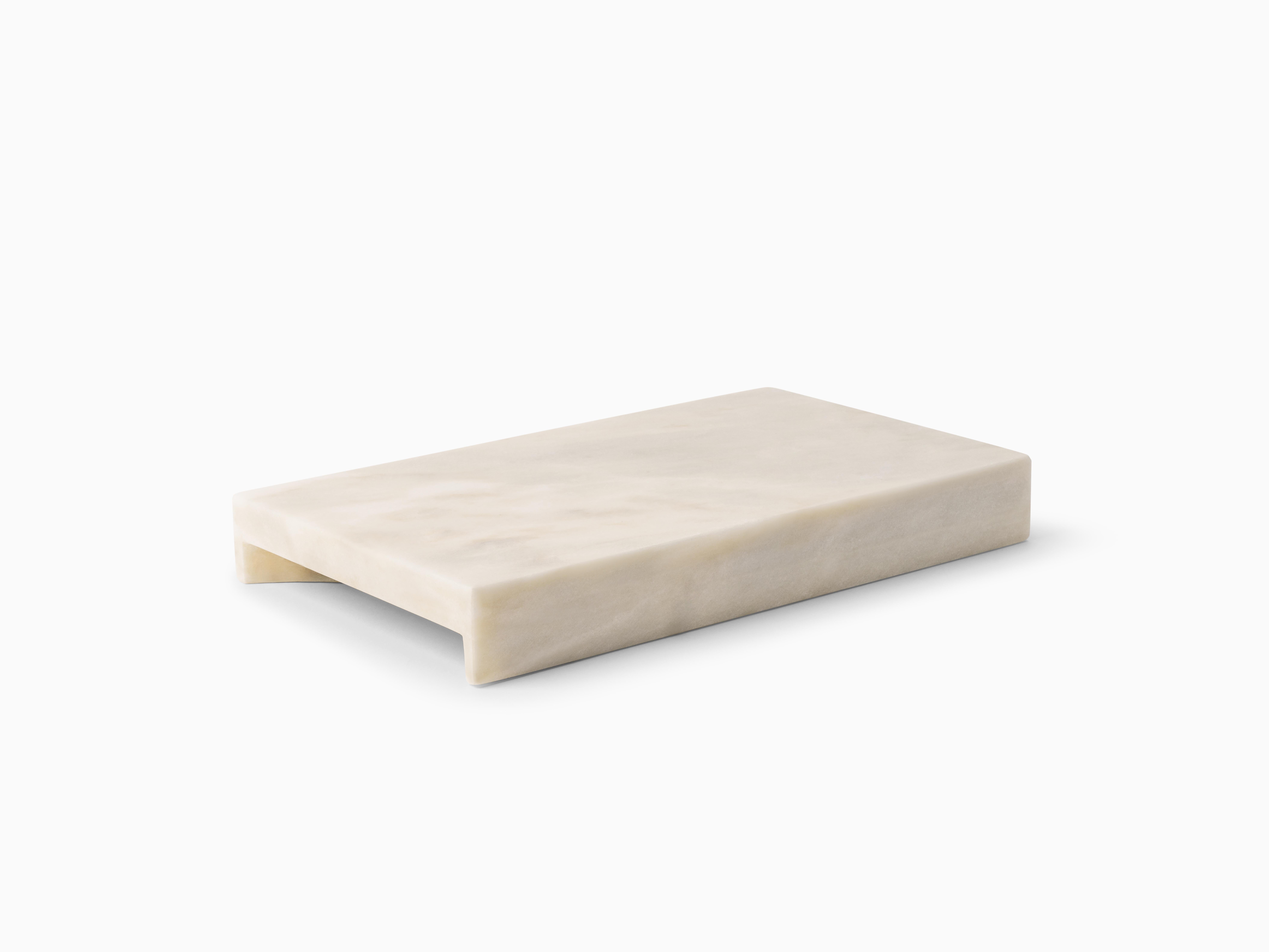 Vassoio in marmo minimalista medio