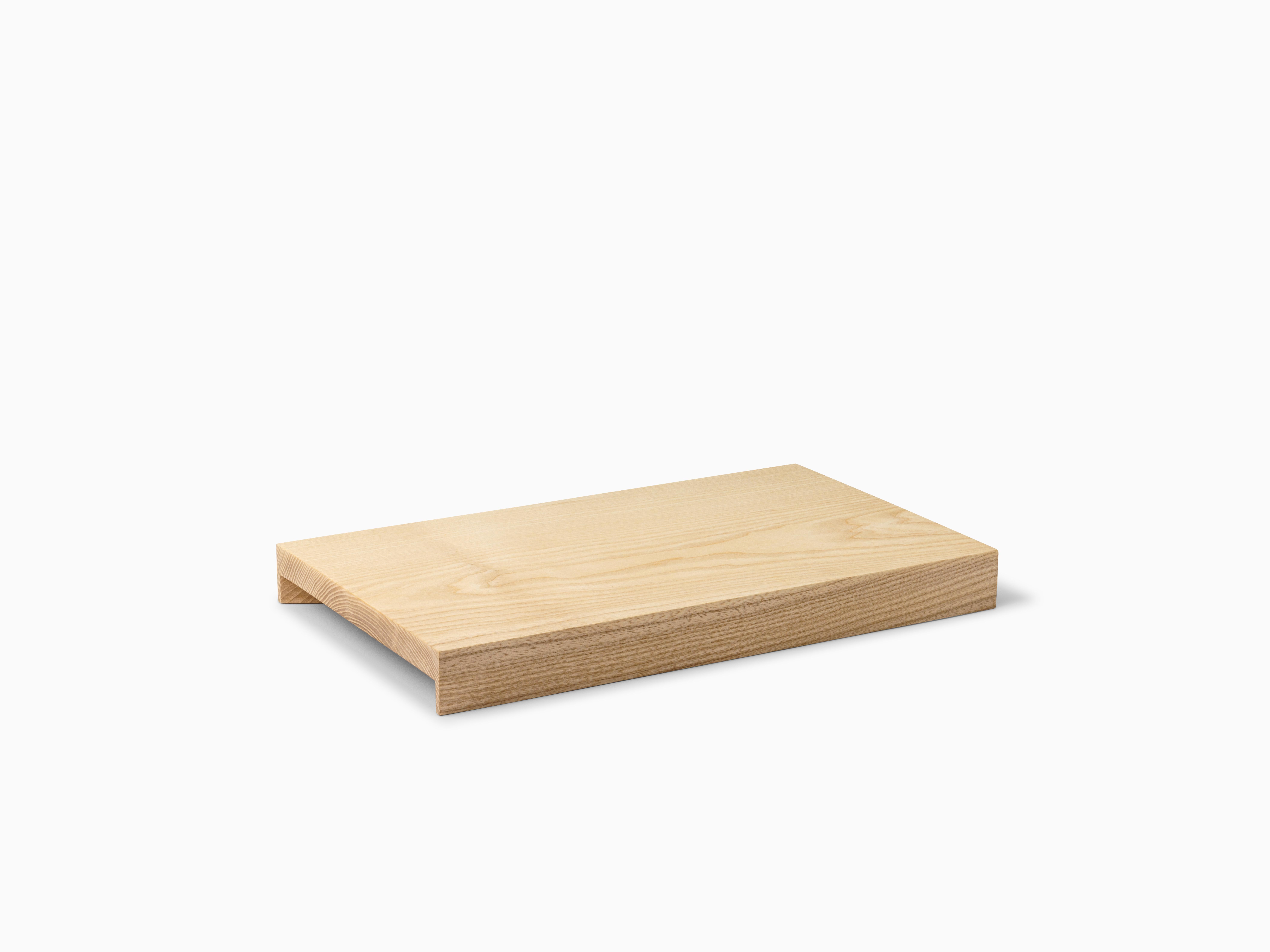 Plateau en bois minimaliste grand