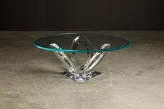 'Eclipse of Time' Lucite Coffee Table by Mikhail Loznikov, 1990, Signed