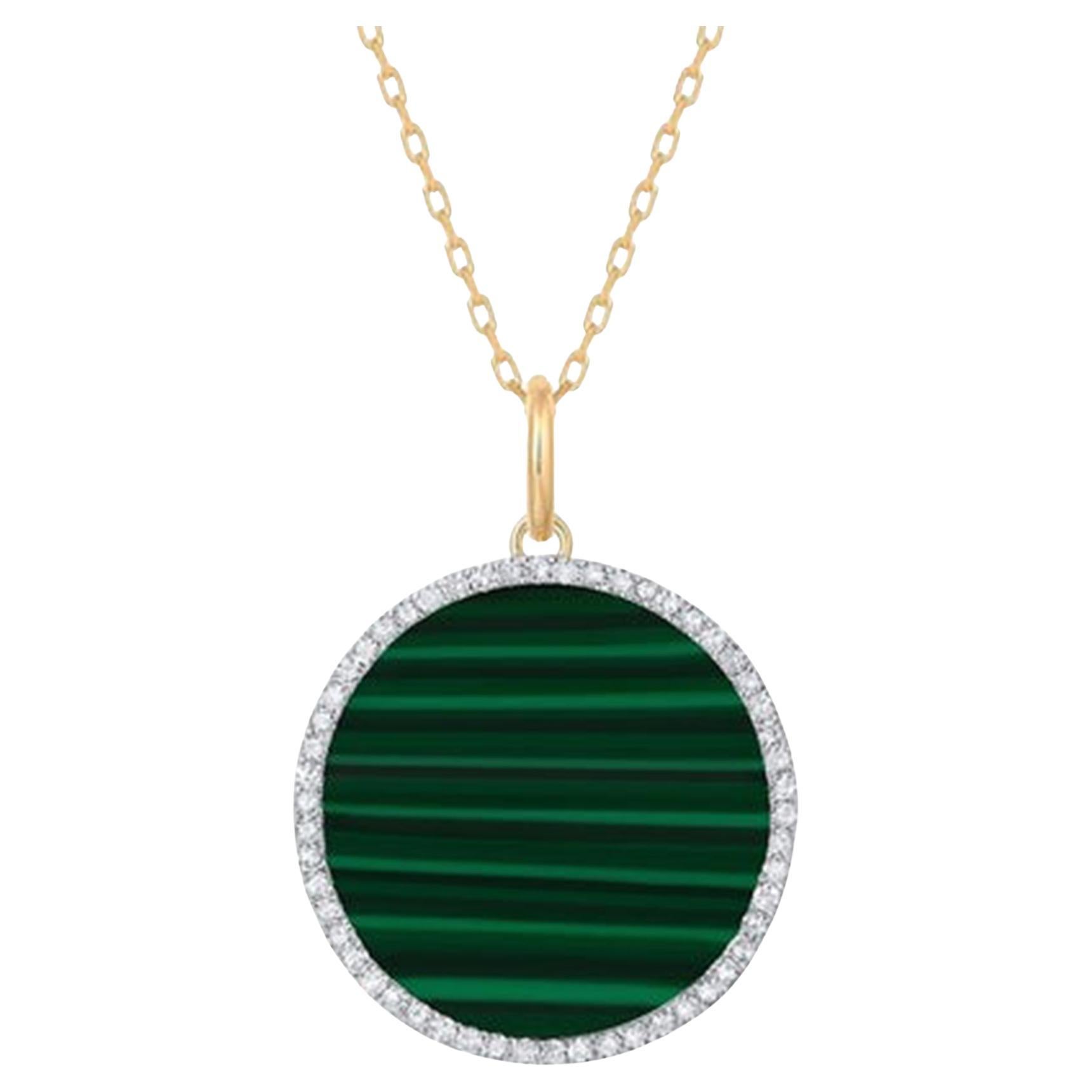 Eclipse Pearl 14K (or 18k upon request) Yellow Gold Pendant Necklace im Angebot