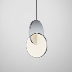 Lampe  suspension Eclipse en chrome poli
