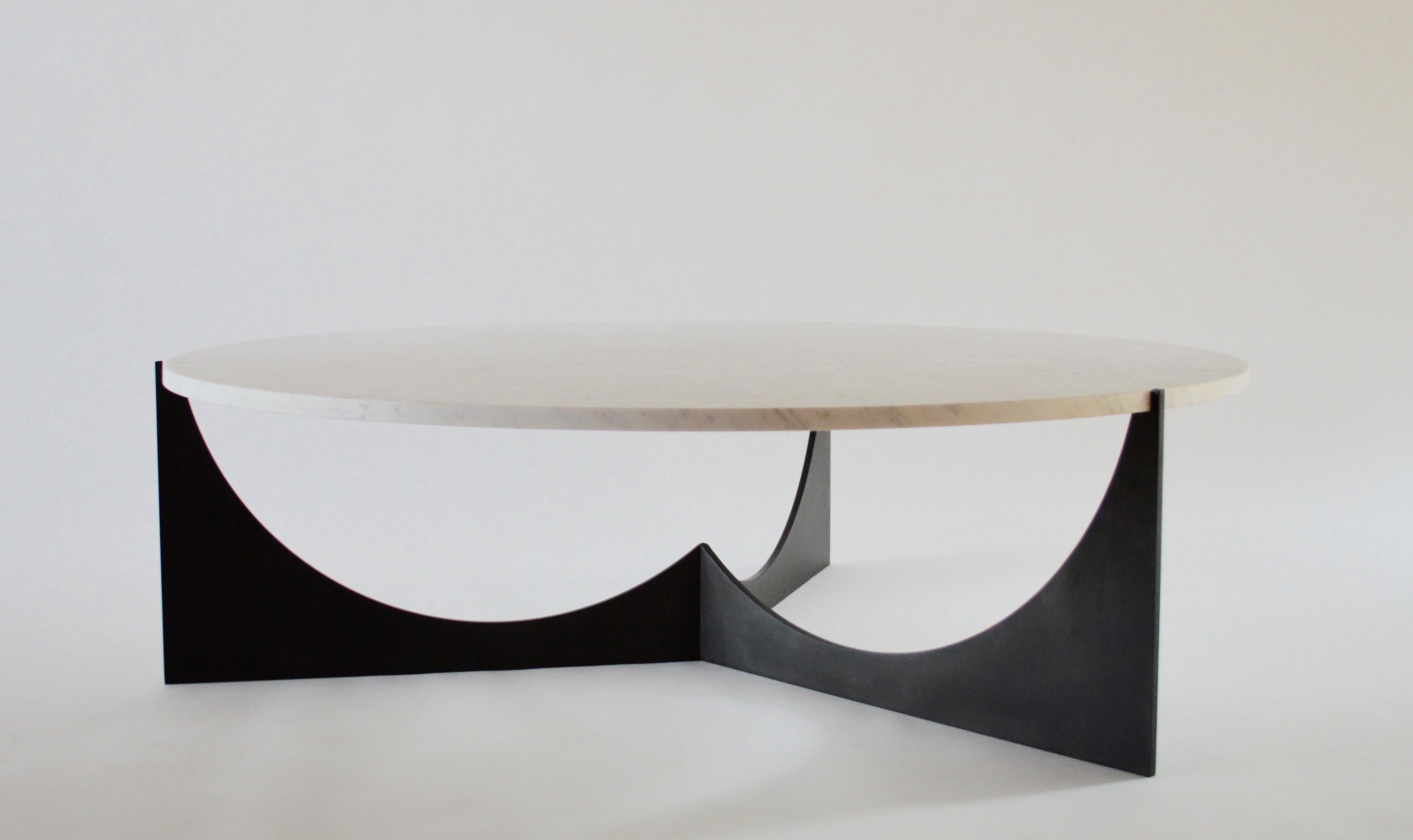 granite round coffee table