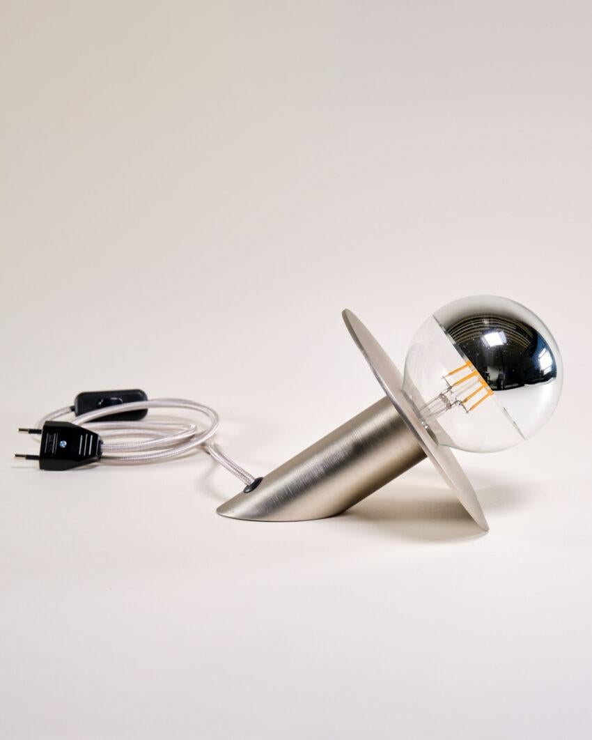 Other Eclipse Stainless Steel Desk Lamp by Carla Baz For Sale