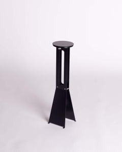 Eclipse Table – Black Modern Steel Cocktail Table
