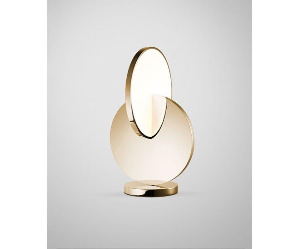 Modern Eclipse Table Lamp Gold