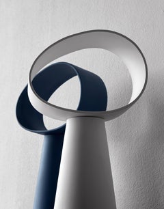 Lampe de bureau Eclipse en céramique blanche par E-GGS