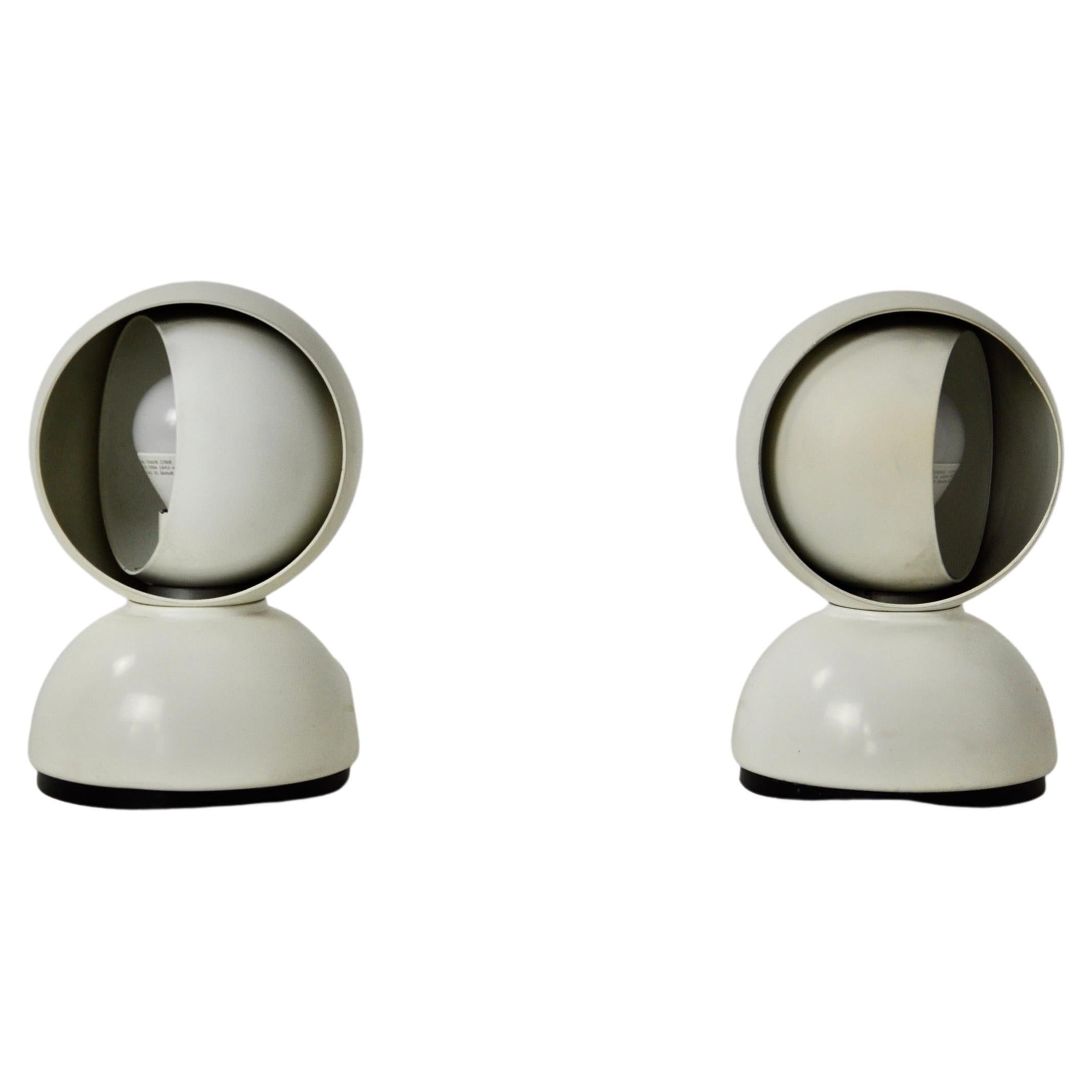 Eclipse Table Lamps by Vico Magistretti for Artemide, 1960s, Set of 2