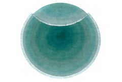 Tappeto e arazzo da parete The Eclipse Titan in lana nepalese verde e blu