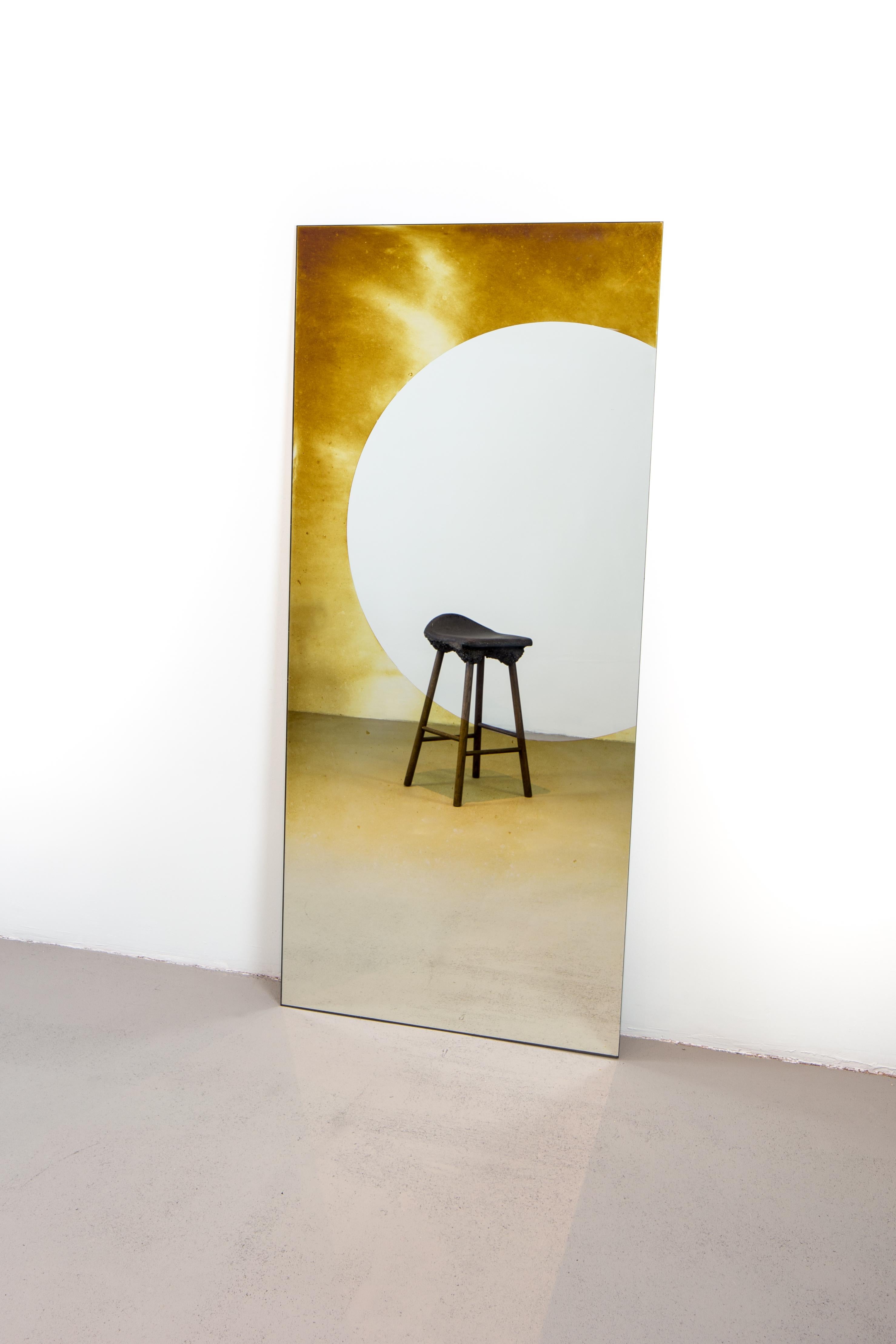 Dutch Eclipse Transience Mirror 'off Center' For Sale