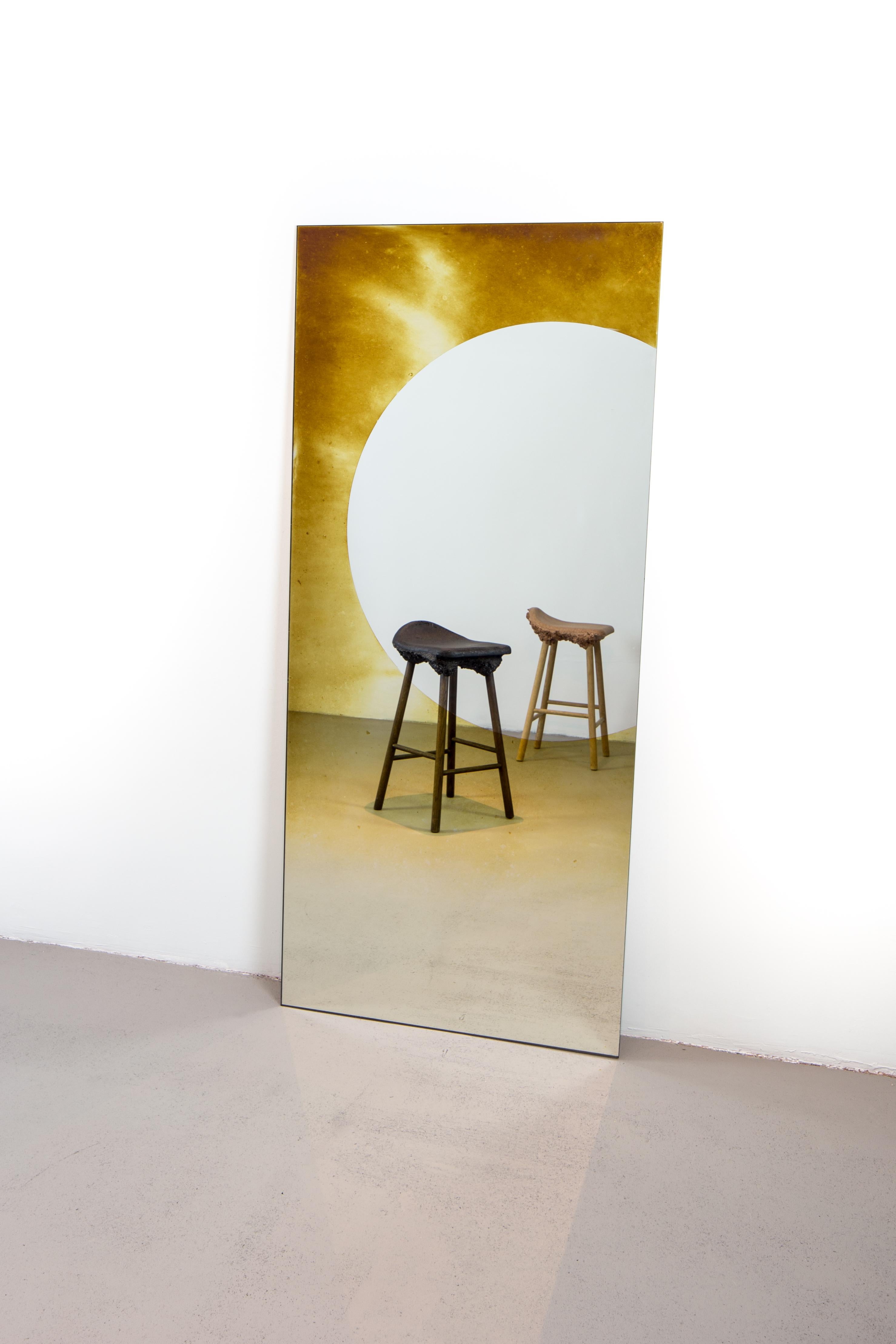 XXIe siècle et contemporain Miroir transience Eclipse « off Center » (extérieur) en vente