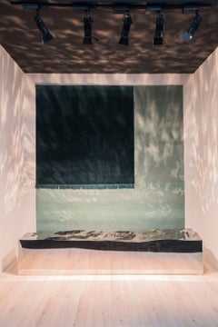 Eclipse Uranus, Teppich und Wandteppich Nepal Highland Wolle und Baumwolle Grün