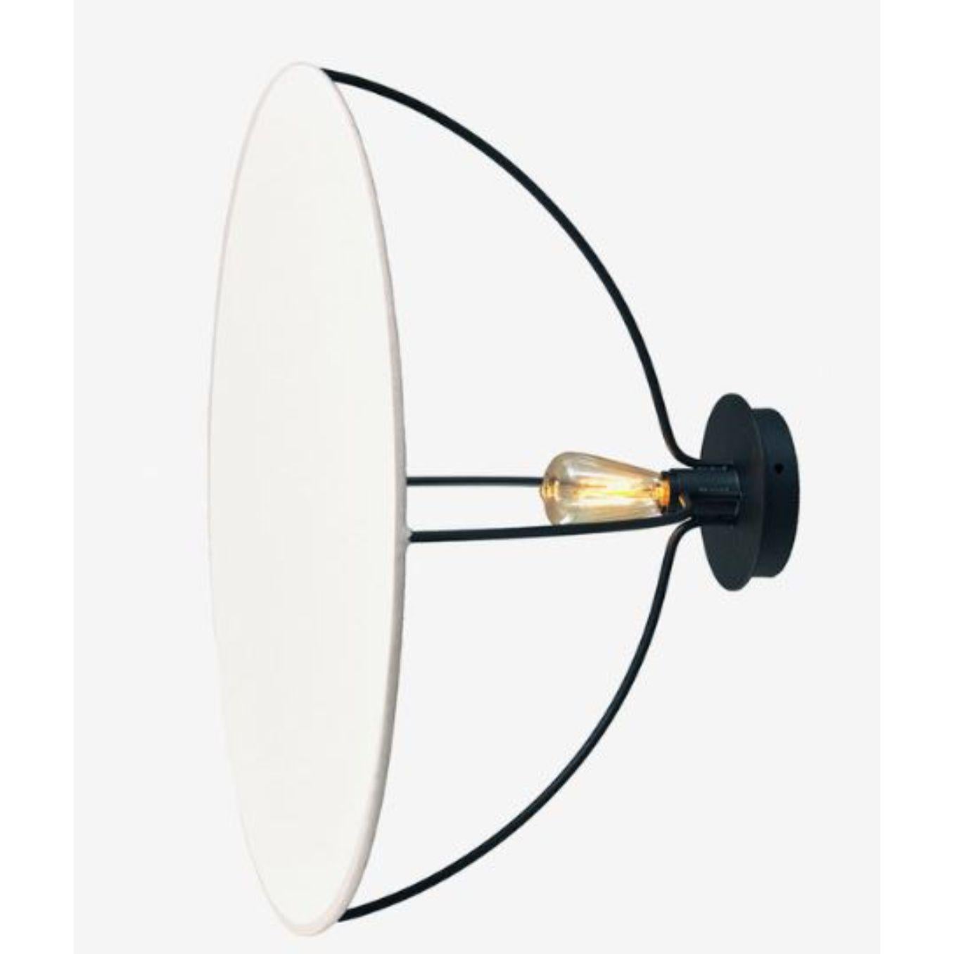 Eclipse wall light by RADAR
Design: Bastien Taillard
Materials: Metal, cotton.
Dimensions: W 50 x D 25 x H 50 cm

All our lamps can be wired according to each country. If sold to the USA it will be wired for the USA for instance.

Elegant,