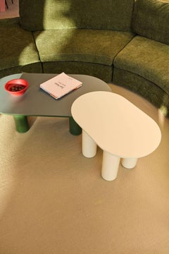 Eclipso 110 Low Coffee Table in Veneered MDF & Recycled Aluminum by Jaime Hayon